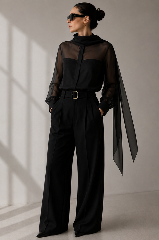 Evening Wear Silk Shirt